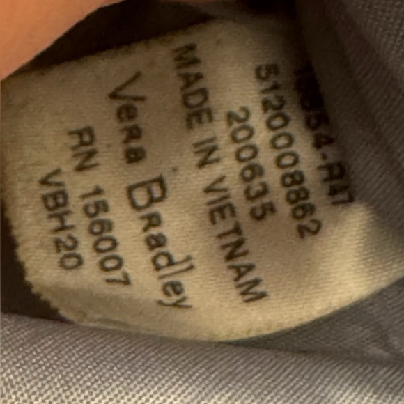 Vera Bradley Kiss Lock Coin Purse Charmont Meadow Pattern - Picture 5 of 5